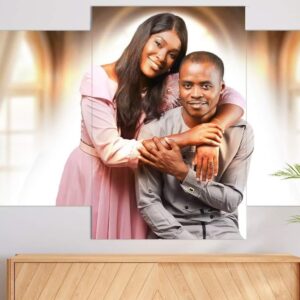 Photo sur toile murale cadeau de mariage cameroun