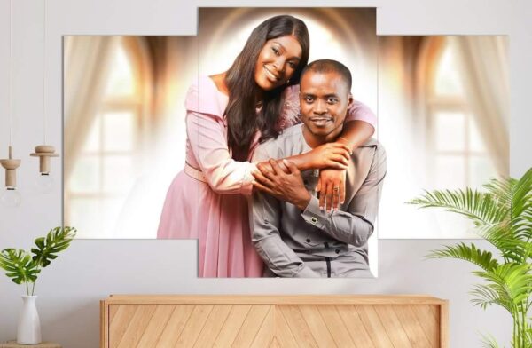 Photo sur toile murale cadeau de mariage cameroun